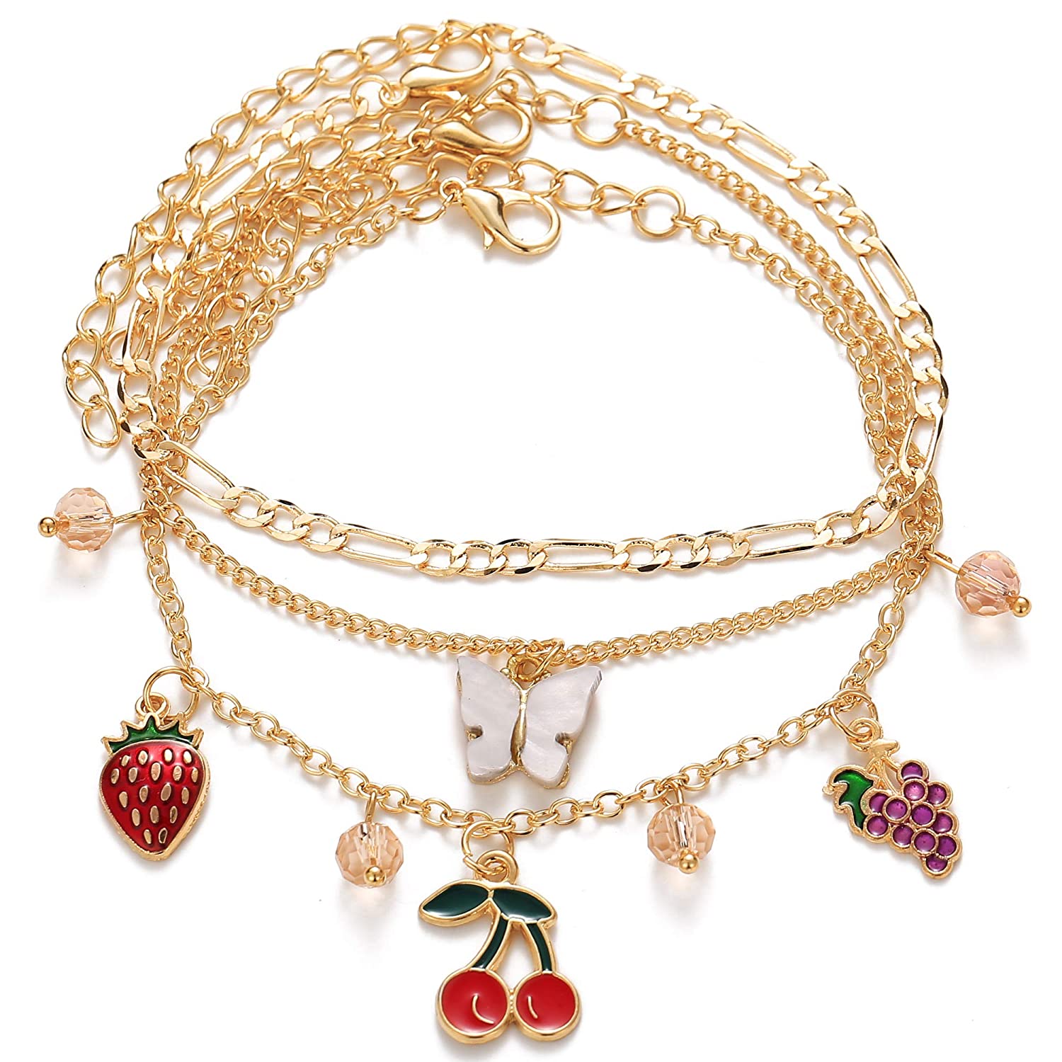 Gold Plated Multi Strand Bracelet